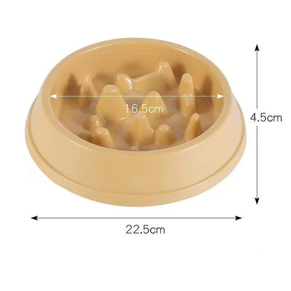 Slow Feeder Dog Bowl – Non-Slip Maze Puzzle Design