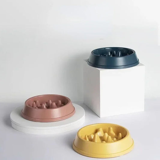 Slow Feeder Dog Bowl – Non-Slip Maze Puzzle Design