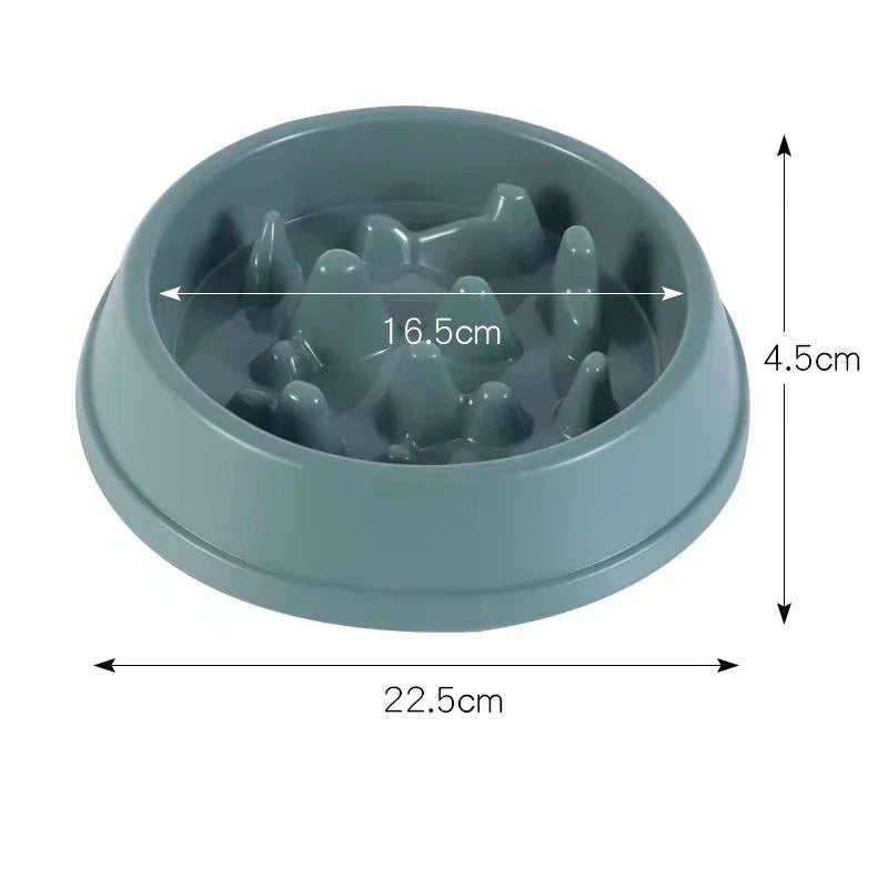 Slow Feeder Dog Bowl – Non-Slip Maze Puzzle Design